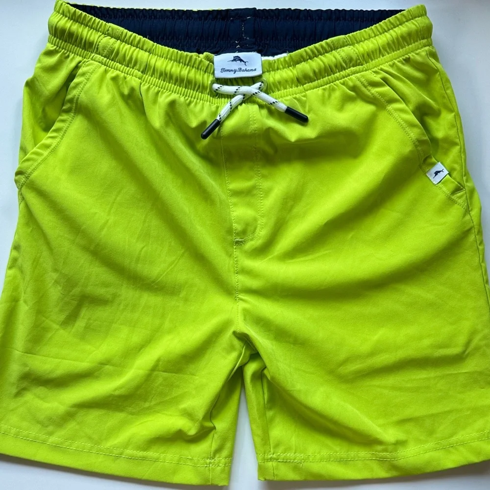 Tommy Bahama Boy’s Neon Lime Swim Trunks L (10/12)